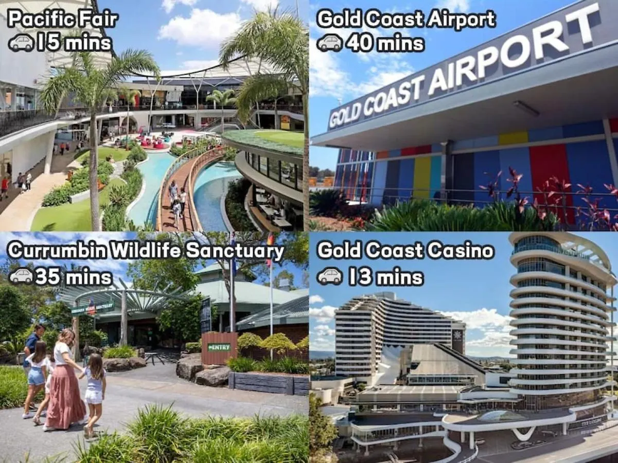 Marina View Escape 3Mins Walk To The Beach Gold Coast Apartment